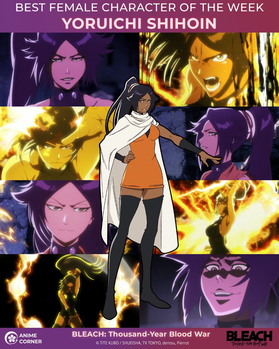 animecorner_ac's tweet photo. Best female character of the week: Yoruchi Shihoin! ❤️⚡

January 1 also marks her birthday! 🎂 https://t.co/WyOpTzK0IU