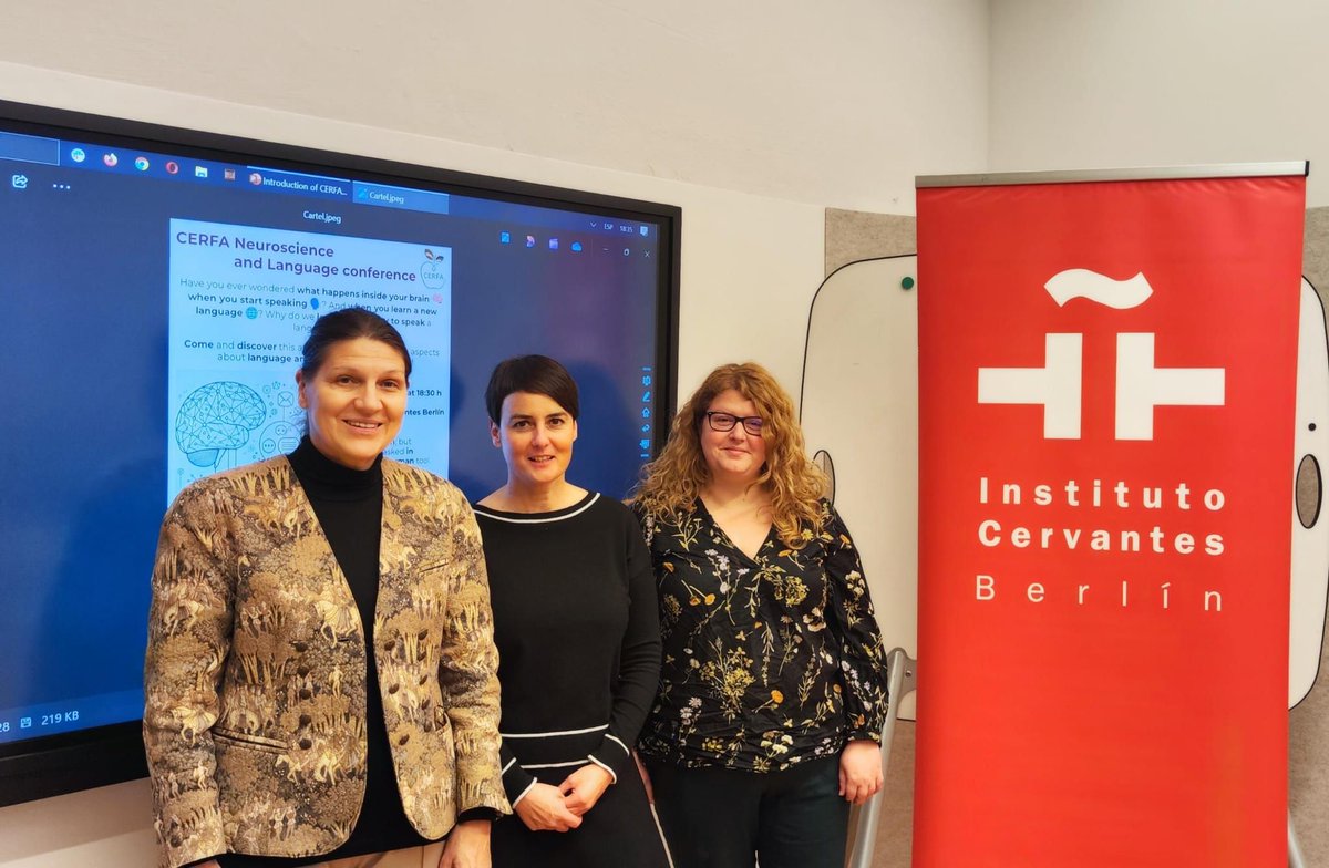 Desde la delegación de Berlin-Brandenburgo, nos gustaría despedir el año compartiendo el éxito de nuestro último evento "Neuroscience and Language conference" el pasado 29 de noviembre. Gracias a las ponentes @Prof.ClaudiaMännel,  @Prof.NataliaGagarina y @PamelaVillarGonzalez