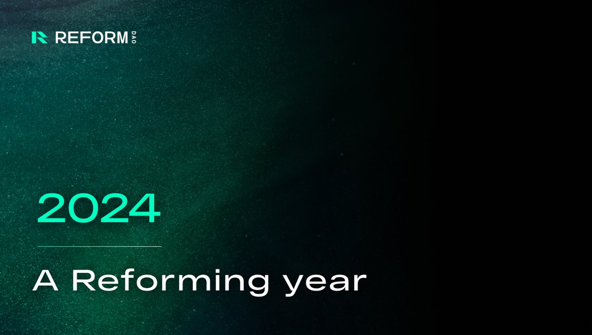 ReformDAO's tweet image. 🚀 Closing the year with a BANG 🚀

💸 As 2024 closes, it's time to celebrate all we’ve achieved together.

📈 From the launch of $RFRM to building key partnerships, this year has set the stage for an even brighter future.

🔗 Check out Reform's 2024 Recap on Medium:…