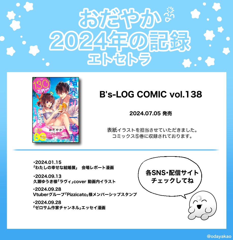 おだやか活動記録2024年版

たくさん描く機会を与えてくださって&見守ってくださってありがとうございました!来年もっと洗練できる様にがんばります🙇 