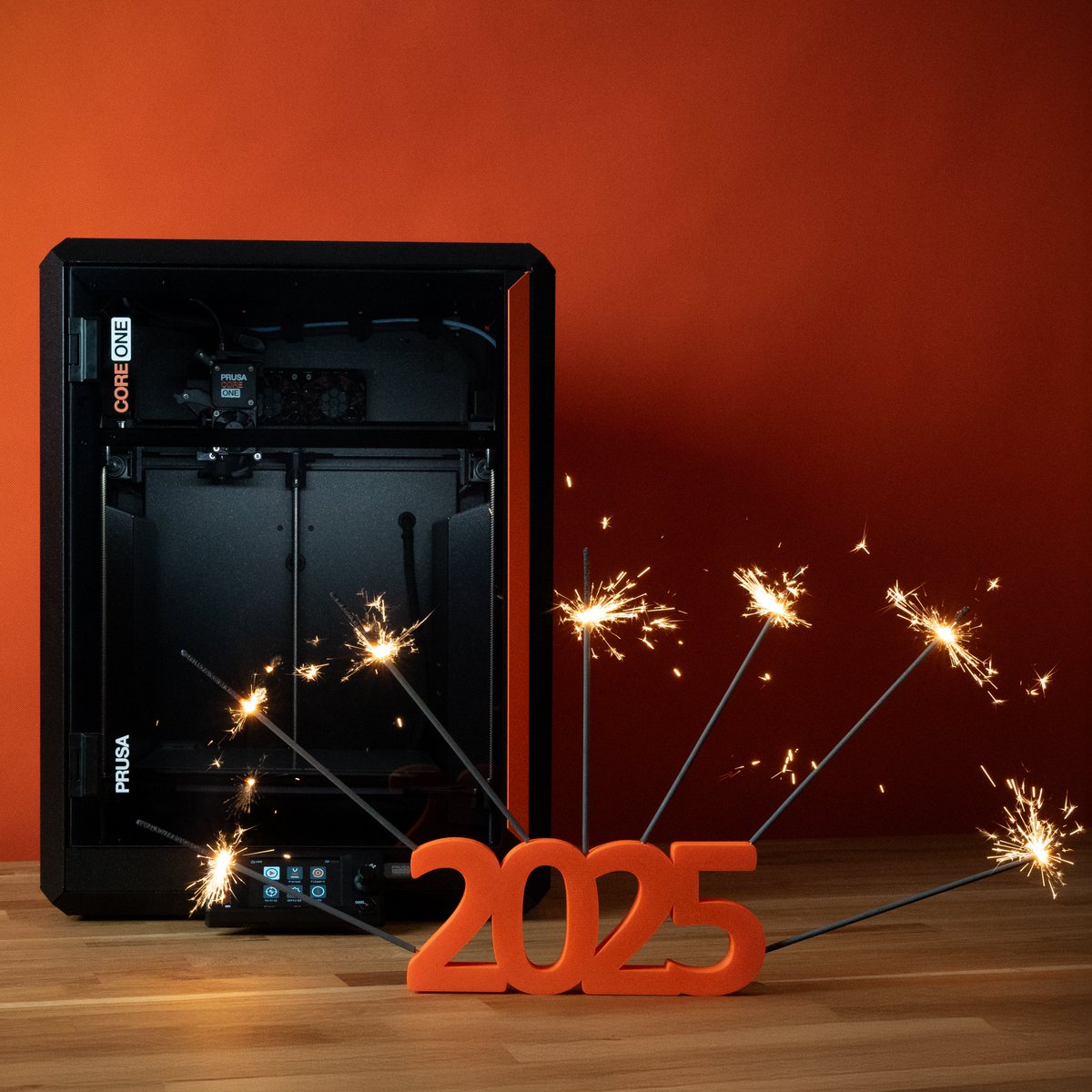 2024 was a busy year! 🎉 We launched three new 3D printers: the Prusa CORE One, Original Prusa MK4S, and the Prusa Pro HT90, released enclosures for the XL and Mini, updated our beloved PrusaSlicer to version 2.9, and brought you the new handy Prusa App. We added several new
