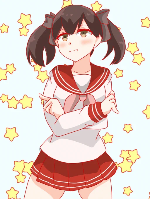 今年の一番はやっぱりツインテ加賀さんかな。仕事が忙しくてお絵描き出来ない状態ですが、来年はぼちぼち描いていきたいです。ありがとうございました。良いお年を〜。 