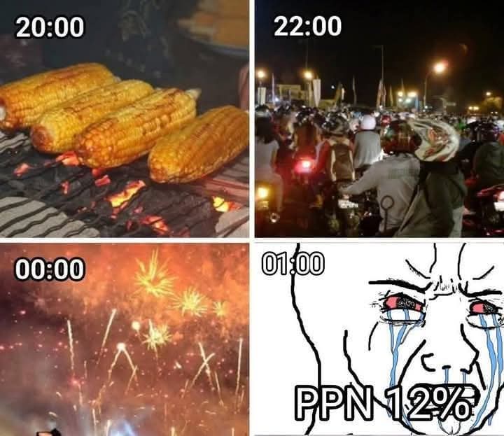 joe_pride888's tweet image. Selasa 31 Desember menutup 2024

Kebijakan ekonomi era Jokowi sesuai jargon keberlanjutan oleh presiden Prabowo yg terus dapat campur tangan Mulyono 

Besok 2025 berlaku PPN 12%
Terimakasih 2024 Resolusi 2025