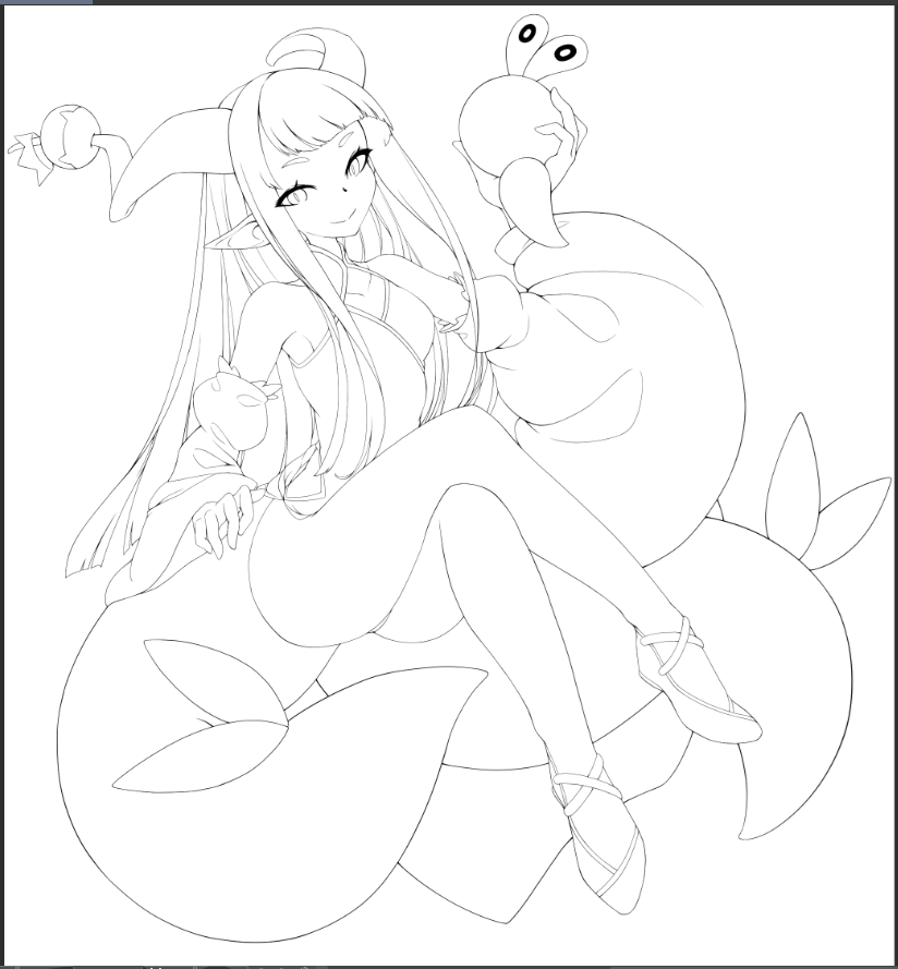描きかけです 