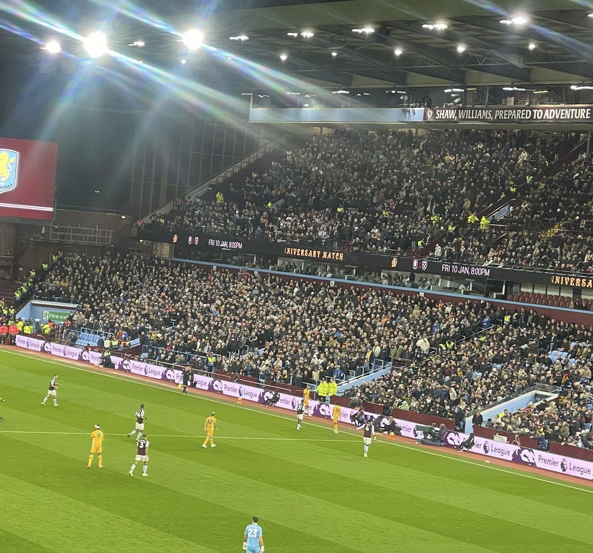 2,800 Brighton fans at Aston Villa last night #bhafc #avfc