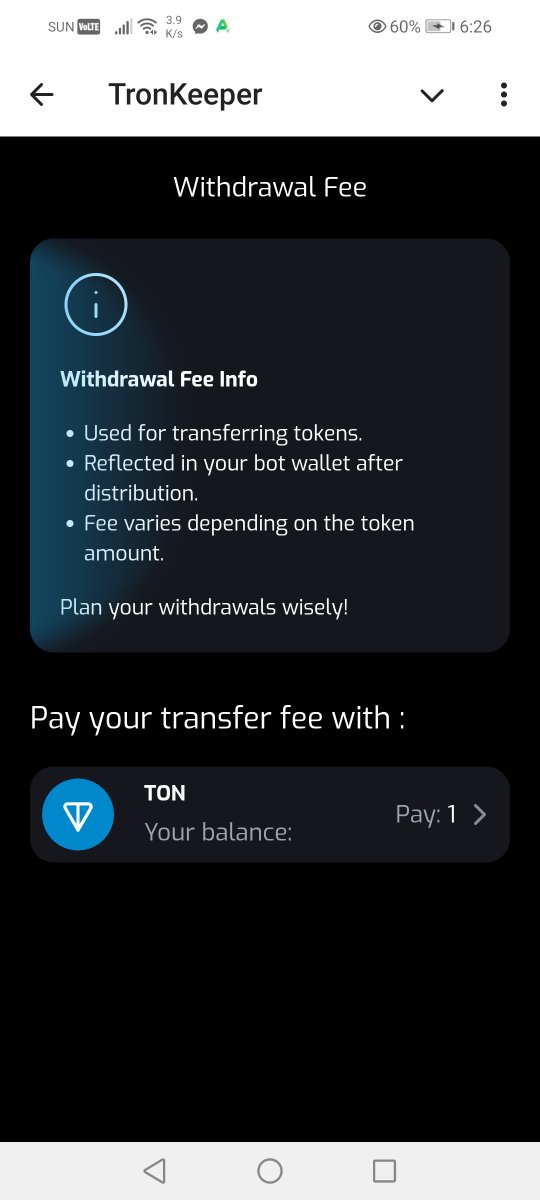 CNorrodine's tweet photo. @thetronkeeper now their transaction fee is only 1 ton🤔🤔🤔 https://t.co/4OZUEKnNsm