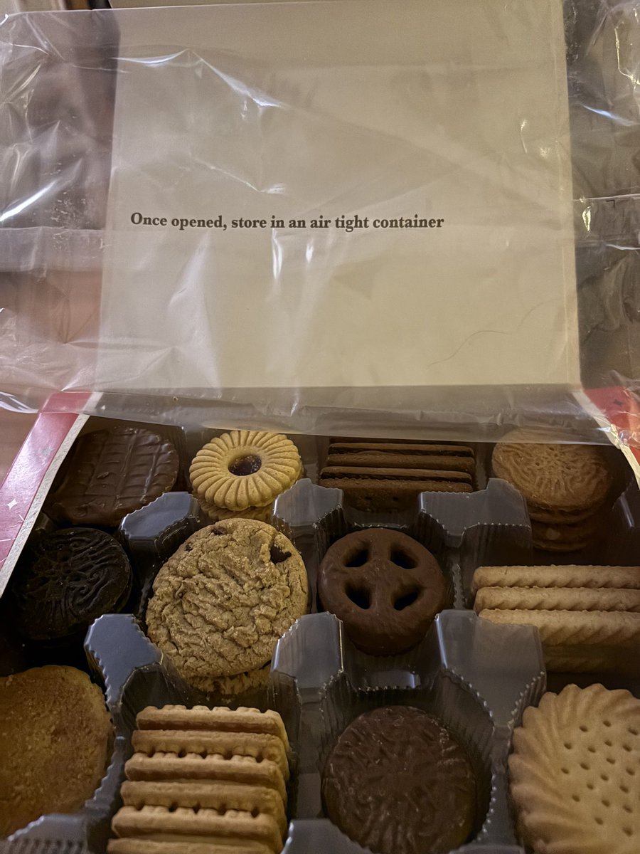 Can we not just have the biscuits in tins like the good old days