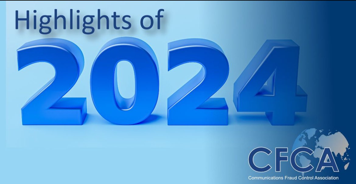 As 2024 comes to a close let’s look back &amp; recognize some of CFCA’s highlights. A jam-packed 12 months…

cfca.org/highights-of-2…

#CFCAFraud #GoToKnow #TelecomsFraud #Collaboration #CFCAHighlights #CFCA2024