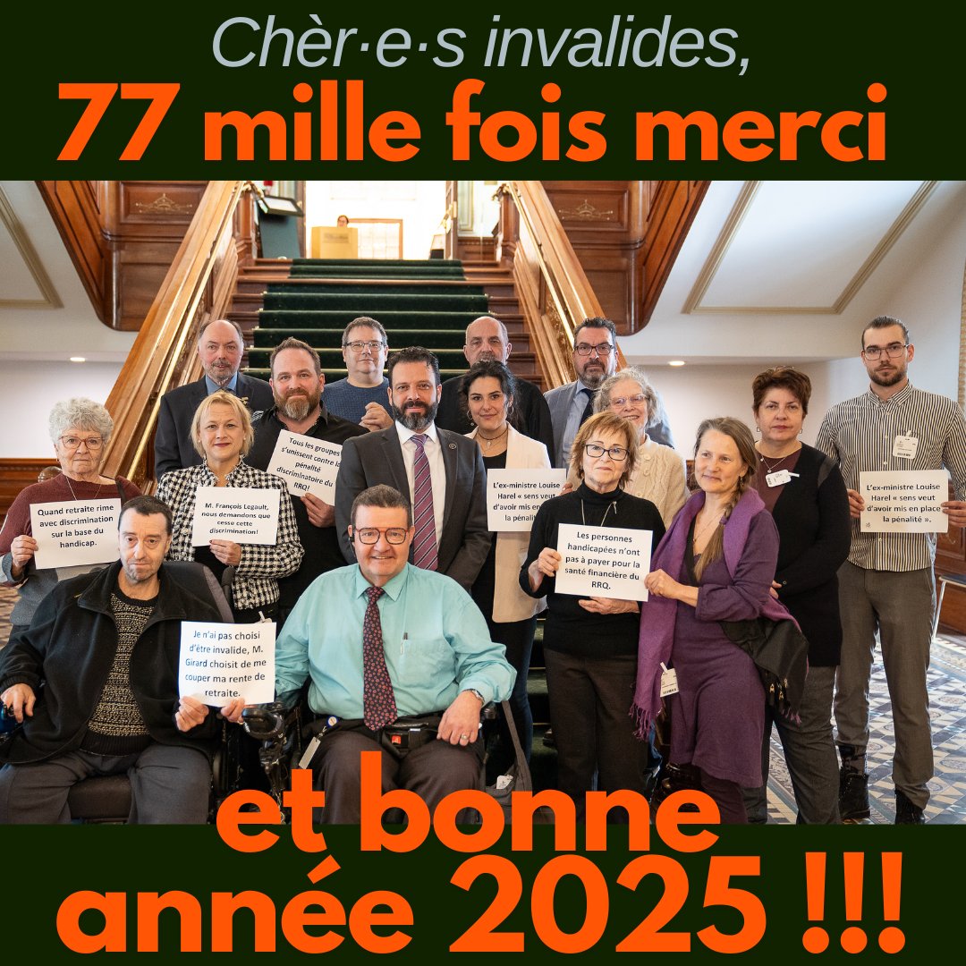 Chèr·e·s invalides, ce premier janvier est un évènement pour vous.
En effet c’est le jour où la pénalité imposée aux retraité·e·s invalides et contre laquelle vous avez lutté pendant 25 ans, sera abolie.
Fraîchement élu il y a un peu plus de deux ans, j’ai rencontré Walter Zelaya