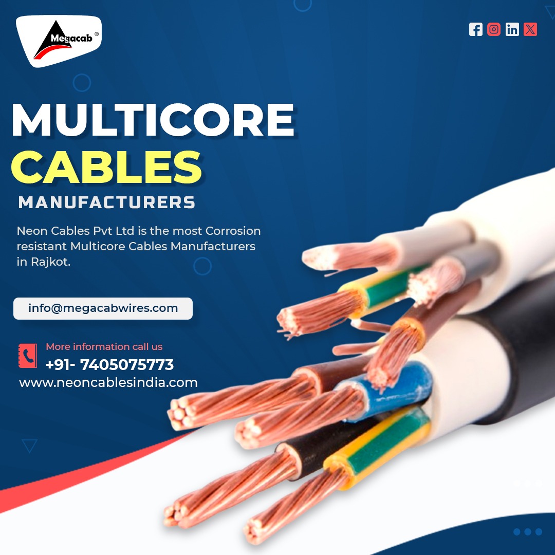neoncables's tweet image. Power up your projects with precision! 🌟 Multicore cables designed for durability, efficiency, and safety.
More Info:
🌐 neoncablesindia.com/multicore-cabl…
📧 info@megacabwires.com
📲  +91 7405075773

#MulticoreCables #CableSolutions #ElectricalInnovation #ReliableConnections
