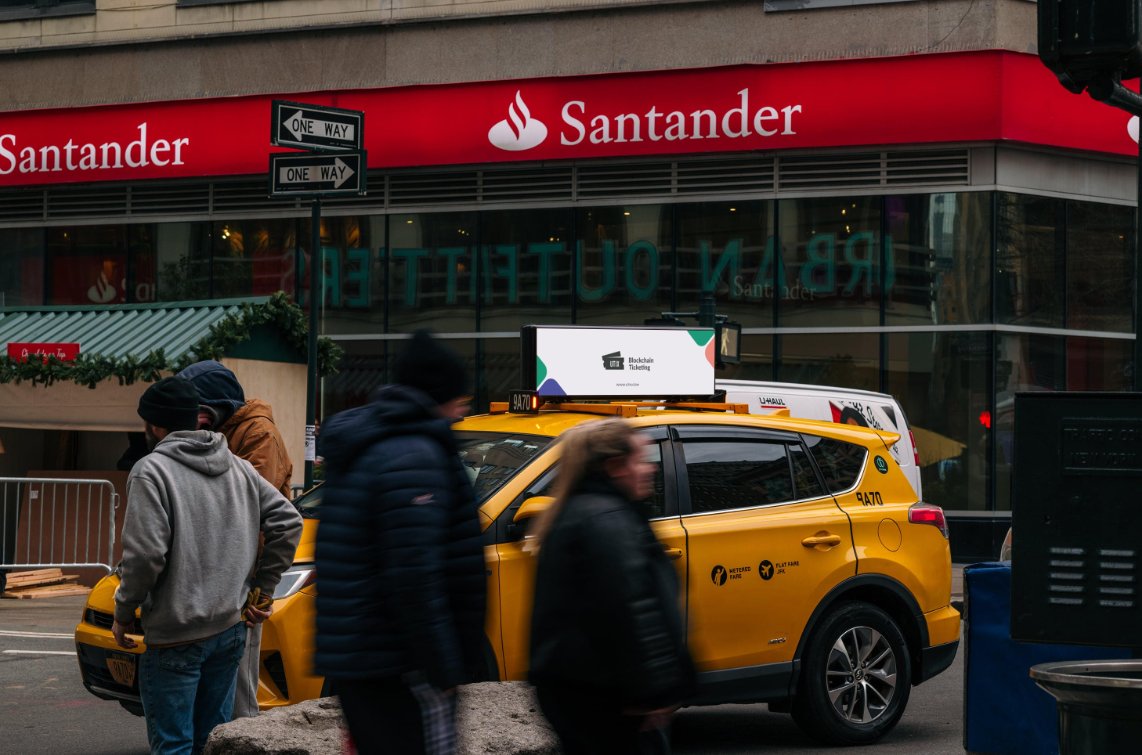 UTIX_US's tweet image. ✨🎉 As the clock strikes midnight, UTIX is lighting up NYC! ❄️ For those lucky enough to celebrate New Year’s Eve at Times Square, look for UTIX on over 800 taxis around the city. 🚖 UTIX is revolutionising e-ticketing with the power of blockchain—making ticketing simpler,…
