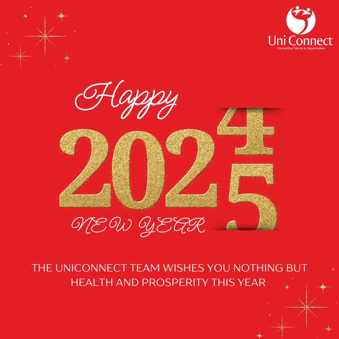 uniconnect6439's tweet image. "🚀 Cheers to 2025!  A year filled with fresh opportunities, growth, the perfect career matches. Let’s make this your year of success!

#CareerGoals #UniConnect #JobHunt2025 #FreshOpportunities #NewYearNewRole #TalentMatch #2025CareerSuccess #HiringNow #CareerGrowth #Recruitment