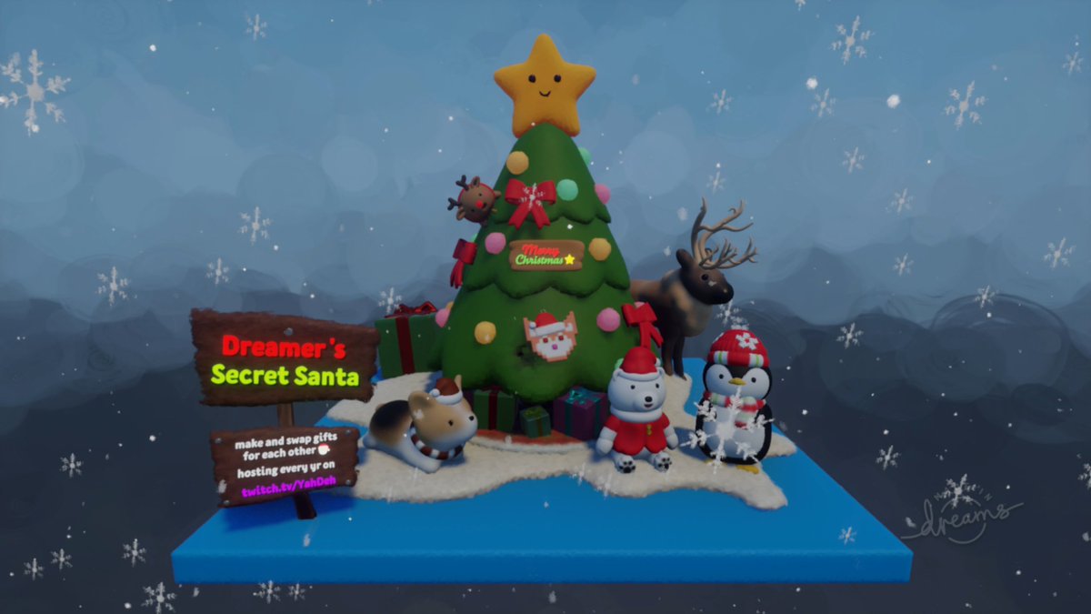 Thanks to everyone who joined the 4th annual #MadeInDreams Secret Santa! It was lots of fun 💕hopefully I can host another in 2025 if we have enough ppl interested 🎅 here's the collection if anyone is interested in checking them out: indreams.me/collection/csU…
#DreamsPs4 #DreamsPs5