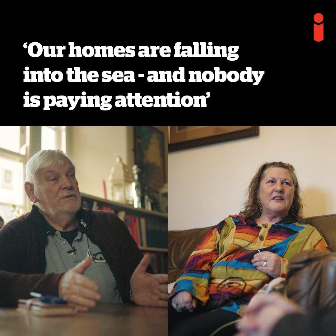 ‘Our homes are falling into the sea – and nobody is paying attention’ 

The historic coastal town of Happisburgh is clinging to an eroding cliff edge - and locals at risk of losing everything question why they are offered so little support 

trib.al/Dwd3ZA8