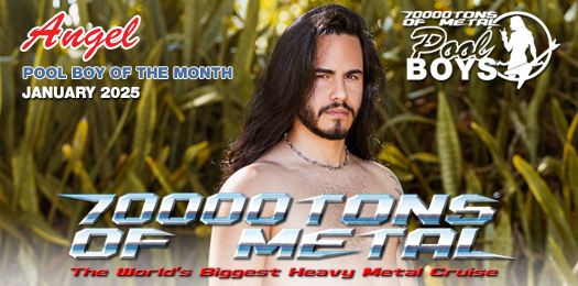 70000tons's tweet image. Download the JANUARY 2025 #70000TONS OF METAL #PoolTeam #PoolGirl #PoolBoy Of The Month wallpaper calendar -  bit.ly/PoolGirlCal  #MetalCruise 

Photo credit: Timo Maczollek