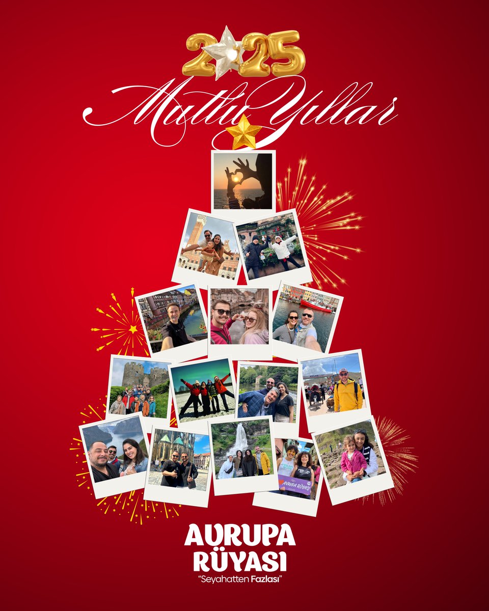 2024'te keşfettiğimiz muhteşem şehirler, paylaştığımız unutulmaz anılar için sonsuz teşekkürler.❤️

2025’e adım atarken, birlikte daha fazla hayal gerçekleştirmek için sabırsızlanıyoruz! 🌟

Hayallerinizin gerçek olduğu, mutlu ve bol seyahat dolu bir yıl dileriz!😇