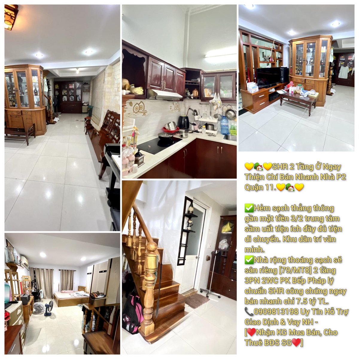 lansgre's tweet photo. 💛🏡💛SHR 2 Tầng Ở Ngay Thiện Chí Bán Nhanh Nhà P2 Quận 11.💛🏡💛

[chỉ 7.5 tỷ TL]
📞0909813198 Uy Tín Hỗ Trợ Giao Dịch &amp; Vay NH-[♥️Nhận KG Mua Bán, Cho Thuê BĐS SG♥️]
. 
#nhaphosg #bdssg #nhaphosaigon #bdsthocusg #bdssaigon #nhadepsg #nhadepsaigon #lansgre #bdsnhaphosg https://t.co/CzvqycQ0SD