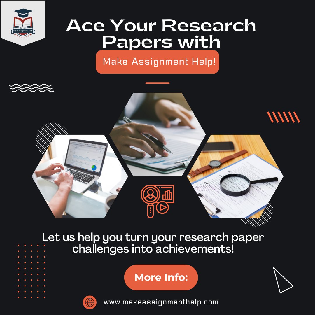 Make_Assignment's tweet image. "Get the guidance you need for your research paper assignments. 📑 #ResearchPaperHelp #ScholarlySuccess #MakeAssignmentHelp"