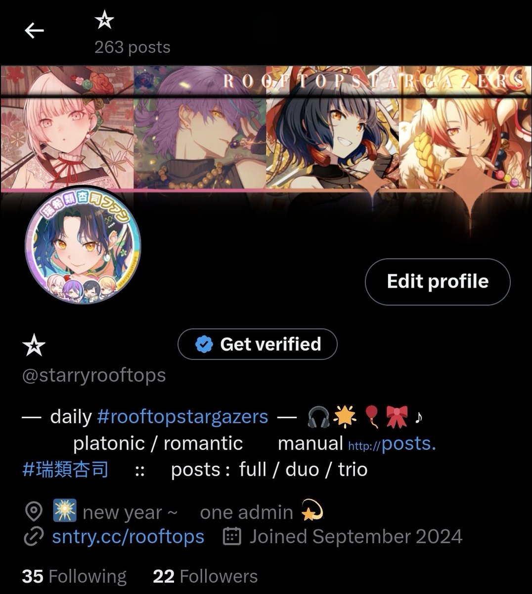 starryrooftops's tweet photo. NEW  YEAR  NEW  LAYOUT https://t.co/FawE2ACdyo