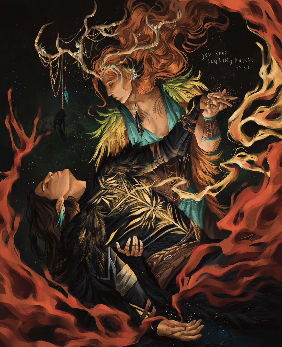 “How am I supposed to get over you if you keep sending ravens to me?” #vaxleth #criticalrolefanart #CriticalRole #vaxildan #keyleth #dnd #VoxMachina 

Characters belong to <a href="/CriticalRole/">Critical Role</a> <a href="/Marisha_Ray/">Marisha Ray</a> <a href="/VoiceOfOBrien/">Liam O'Brien</a>