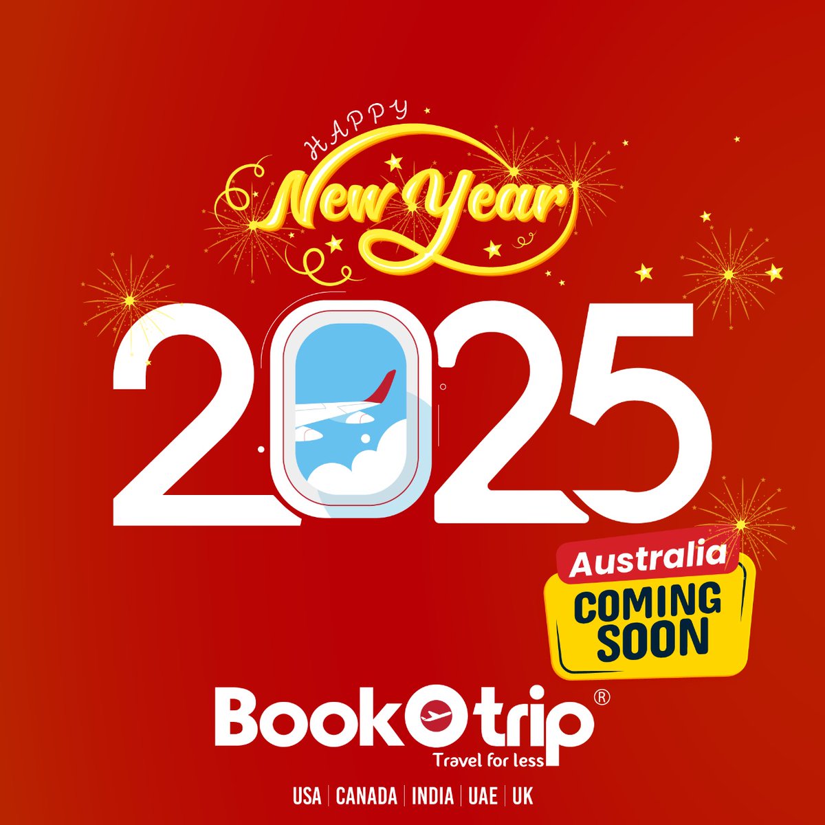 BookOtrip_Ca's tweet photo. 🎊🌟 A fresh chapter begins! Wishing you strength to chase your dreams, courage to face challenges, and joy in every little thing 2025 brings. Happy New Year! 🎉✨ 

#newyear #happynewyear #christmas #love #newyearseve #instagood #instagram #happy  #holiday https://t.co/CGcOsu99ID