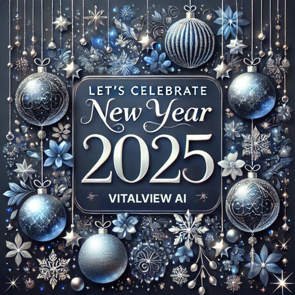 VitalViewAI's tweet photo. Welcoming 2025 with innovation &amp; optimism! 🎉

2024 was remarkable thanks to our amazing team, partners &amp; clients. Here’s to new milestones, impactful solutions &amp; stronger partnerships ahead!

Stay tuned for exciting updates as we elevate healthcare together
#DeepTech #Healthcare https://t.co/ctgAcIr5CU