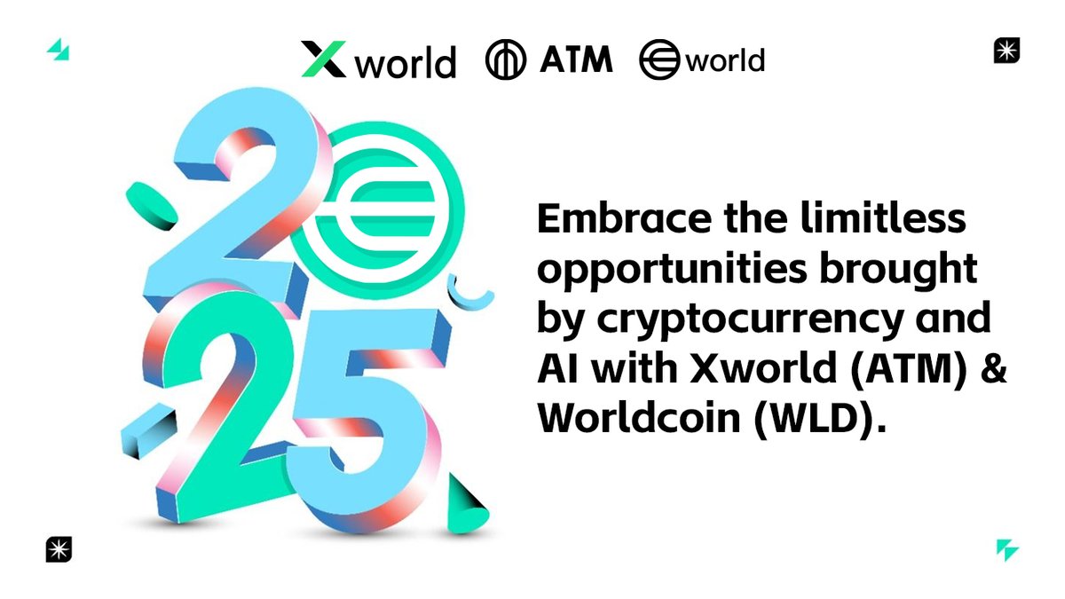 XWorld_Offcial's tweet photo. 🪐Hello 2025
@worldnetwork 
✅Let's make miracles together, empower the digital economy with technology and win the future together!

#Xwold #World #Web3 #AI #WLD #ATM https://t.co/7TqGS9QZcH