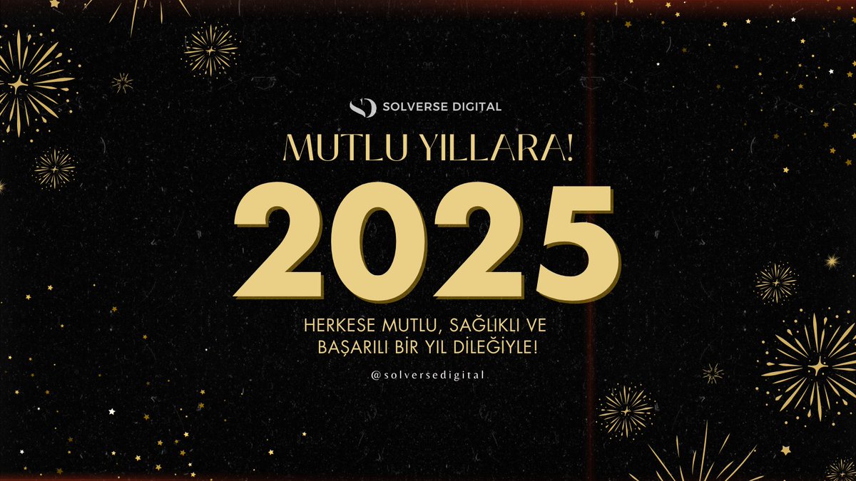 🎉 Mutlu Yıllar! 🎉

Bir yılı daha geride bırakırken, yeni bir başlangıcın heyecanını hep birlikte yaşıyoruz. Geride bıraktığımız yıl, bize bazen zorluklarla başa çıkmayı, bazen de küçük mutlulukların kıymetini bilmeyi öğretti. Şimdi ise önümüzde yepyeni bir sayfa var!

2025