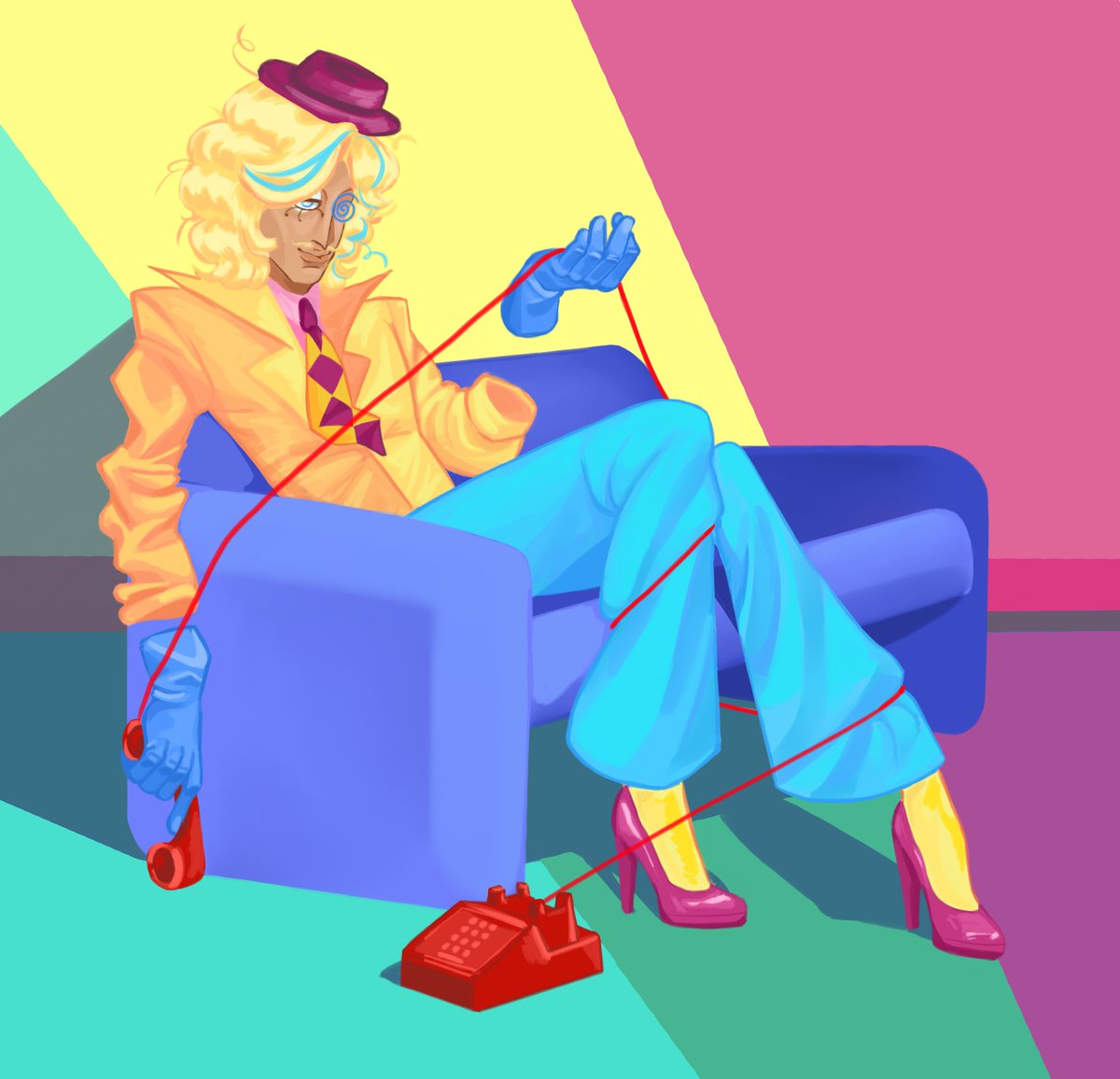 the last art of this year and it's fancy Steve
#pyramidsteve #gravityfalls