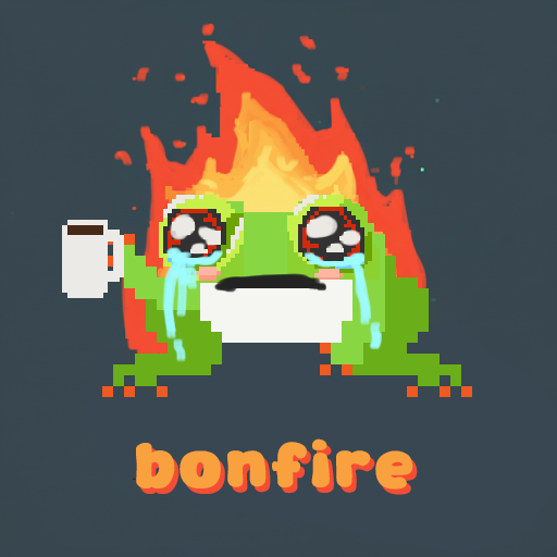_lilfroggo's tweet image. raffles for $FROGGO coming
thanks to @kylebeeeee 

unique 1/1 art
collab artists receive 50% $FROGGO
other 50% is burnt 🔥🔥🔥

will also have popular $algo NFTs
but app not done yet so...

every retweet this gets ♻️
i will burn 10,000 $FROGGO
with thebonfire.app
