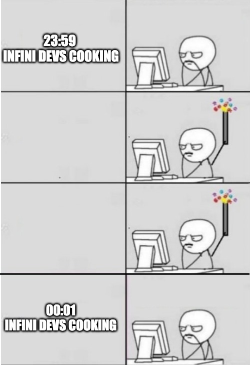 0xinfini's tweet image. 🎉 As 2024 comes to a close, we reflect on how far we’ve come together this year.

From literally the first baby steps of #Infini to building a thriving community, it’s been an incredible journey.

2025's gonna be a banger, with insane innovation, growth, and shared success.