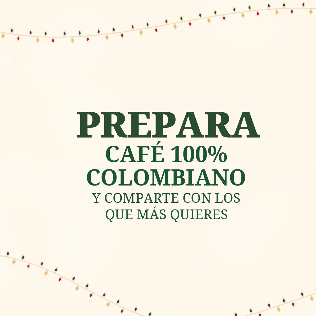 Este día, disfruta la luz de tus deseos con el calor de un café 100% colombiano. 🌟 Celebremos una #Navidaddepuracepa 🕯️☕
