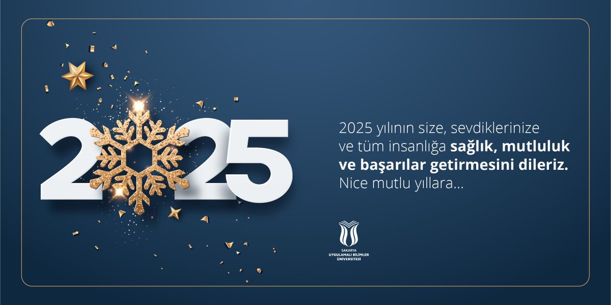 2024 yılını birçok ilk ve başarıyla geride bıraktık.

Ülkemizin kalkınmasına katkı sağlamak için çalışmalarımızı 2025 yılında da aralıksız sürdüreceğiz 🔛

Gençlerimizin, gönüllerindeki geleceği inşa edebilecekleri fırsatlarla dolu, huzurlu ve sağlıklı bir yıl olmasını diliyoruz.