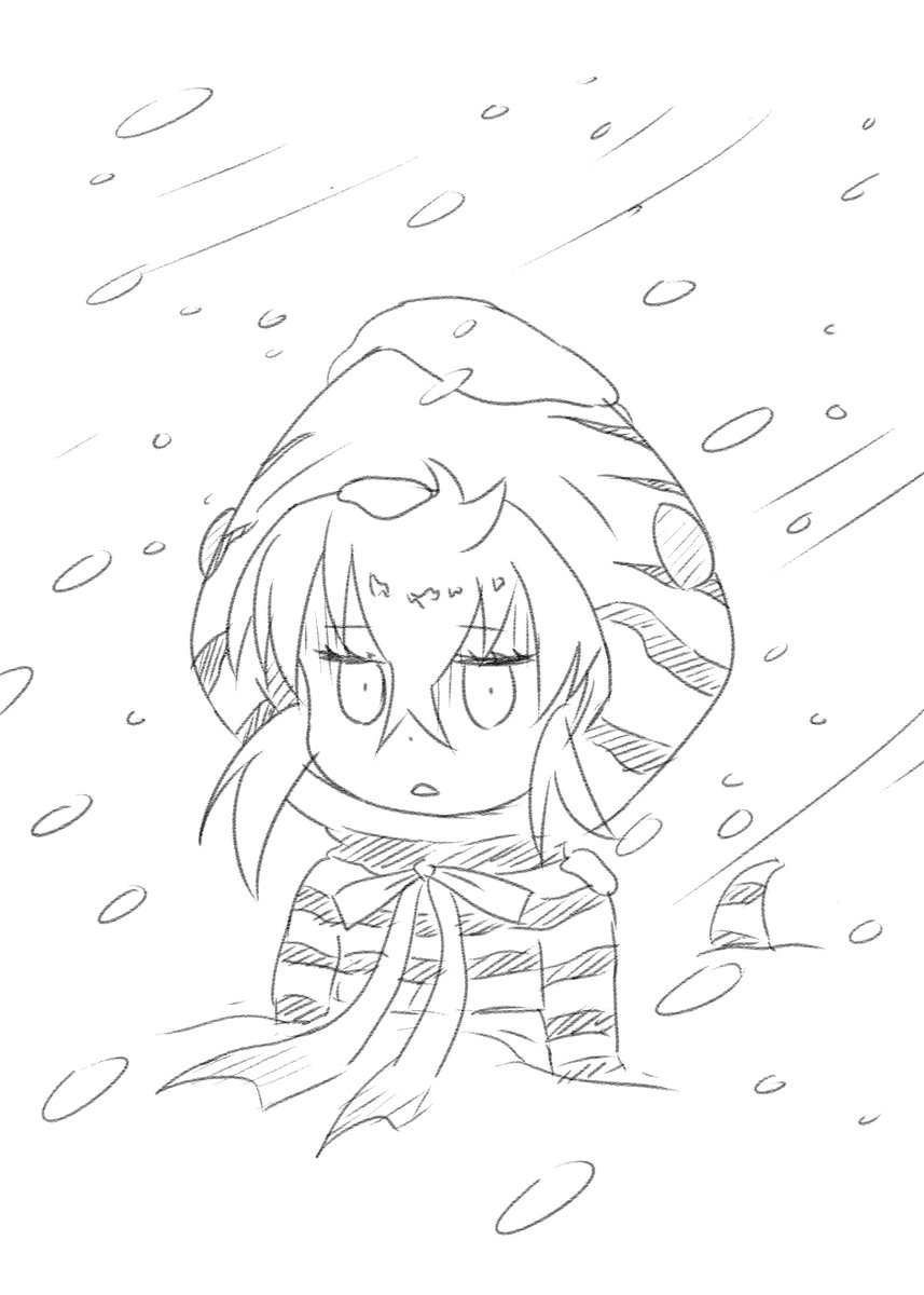 蛇年…そうか!ツチノコちゃんの出番だ!
「まださむいんだよ…」
#けものフレンズ 