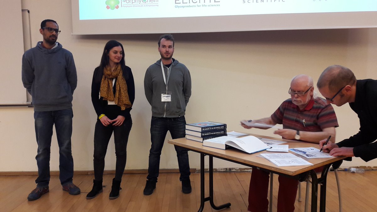 supraSCF's tweet image. The French community of supramolecular chemists is very saddened by the passing of Sir Fraser Stoddart, whose legacy is extraordinary. He's pictured here at the Supr@Lyon conference in 2018, an event that led to the creation of the Supr@SCF group. Our condolences to the Familly.