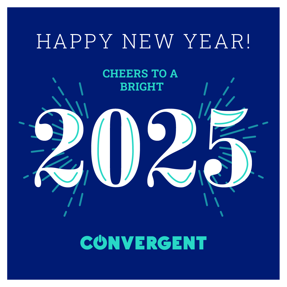 Happy New Year from everyone at Convergent!

The past year was filled with exciting growth! In the year ahead, we are looking forward to continuing to make the most of the significant opportunities for #EnergyStorage and the #FutureofEnergy.

🎉Cheers to a bright 2025.💡