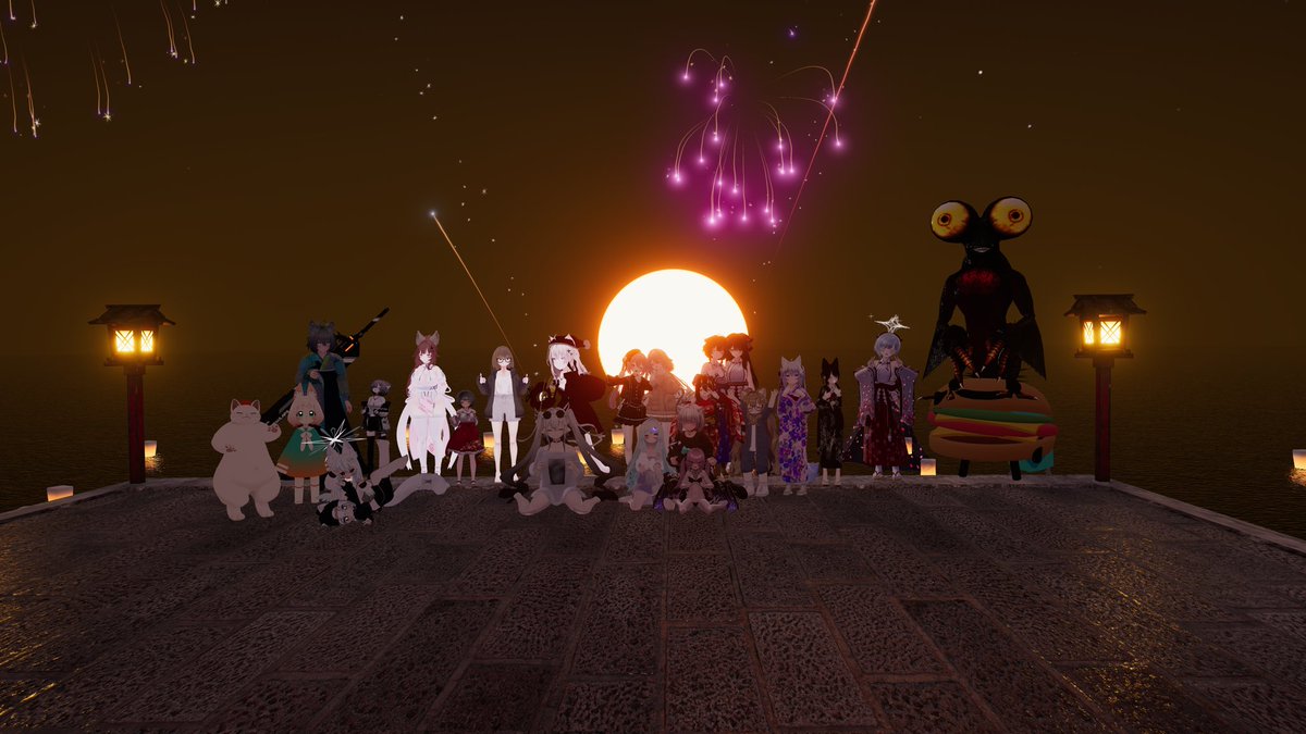 PSO2Ship6rem's tweet image. 新年だー！これからもVRC楽しむぞー！！