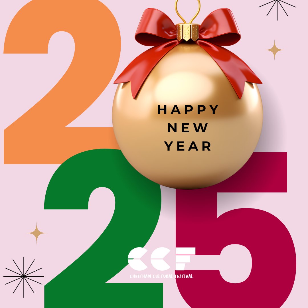 From the team at Cheetham Cultural Festival,  we've wish you all A Happy New Year. May the year bring you all much happiness and health. Have a wonderful time celebrating with your loved ones 🎉🎊🥳