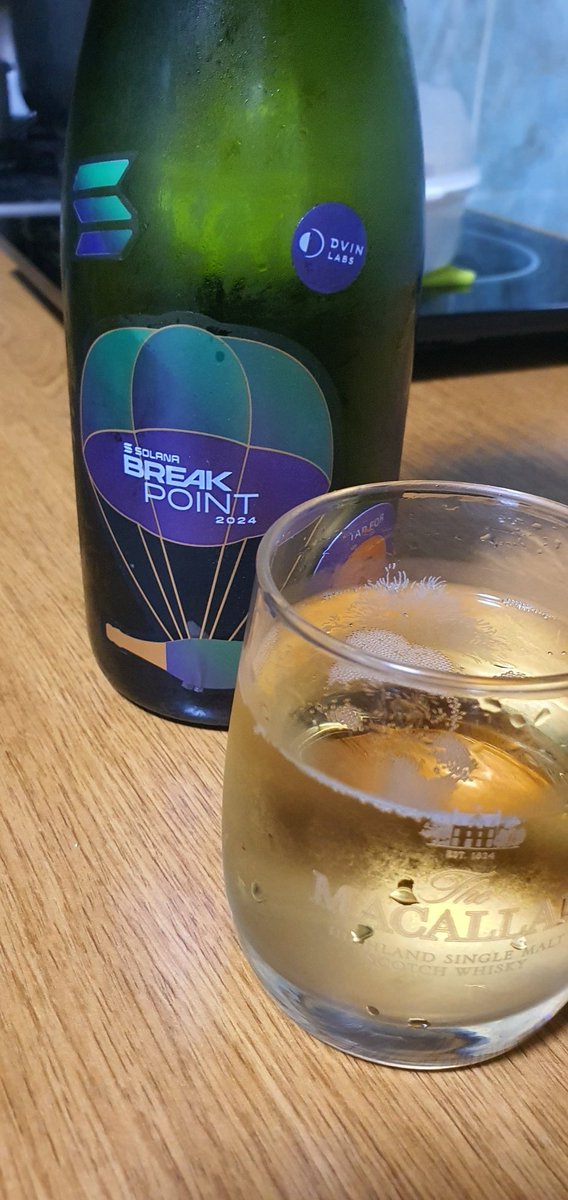 Lord Skywalker (@skywalker69_sol) on Twitter photo Well it's 2025 for me and I decided it was time to pop out the champagne I got from <a href="/dVINLabs/">dVIN Labs (🍷, ⛓)</a> at breakpoint.
Here's to a better year and a money printing season Well it's 2025 for me and I decided it was time to pop out the champagne I got from <a href="/dVINLabs/">dVIN Labs (🍷, ⛓)</a> at breakpoint.
Here's to a better year and a money printing season