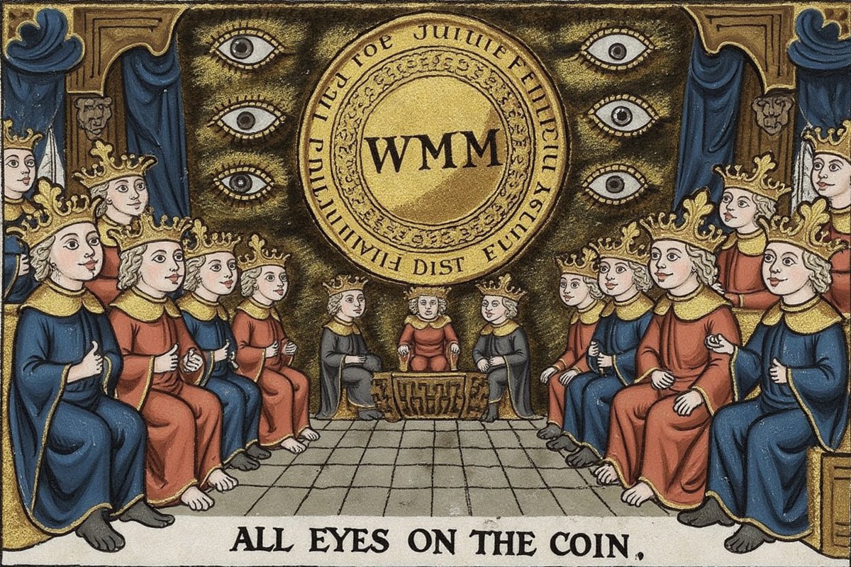 All Eyes on $WMM 💹

👁️👁️ Join Weird Medieval Meme hodl tribe:
forge.medievalmemes.ai

CA: 9pWPUXoZKWNPWyaegPQeR3Kn8aFz9nrGtm5jeAFzpump

#MemeFi #memecoin #ai $sol $btc $eth $trx $sui