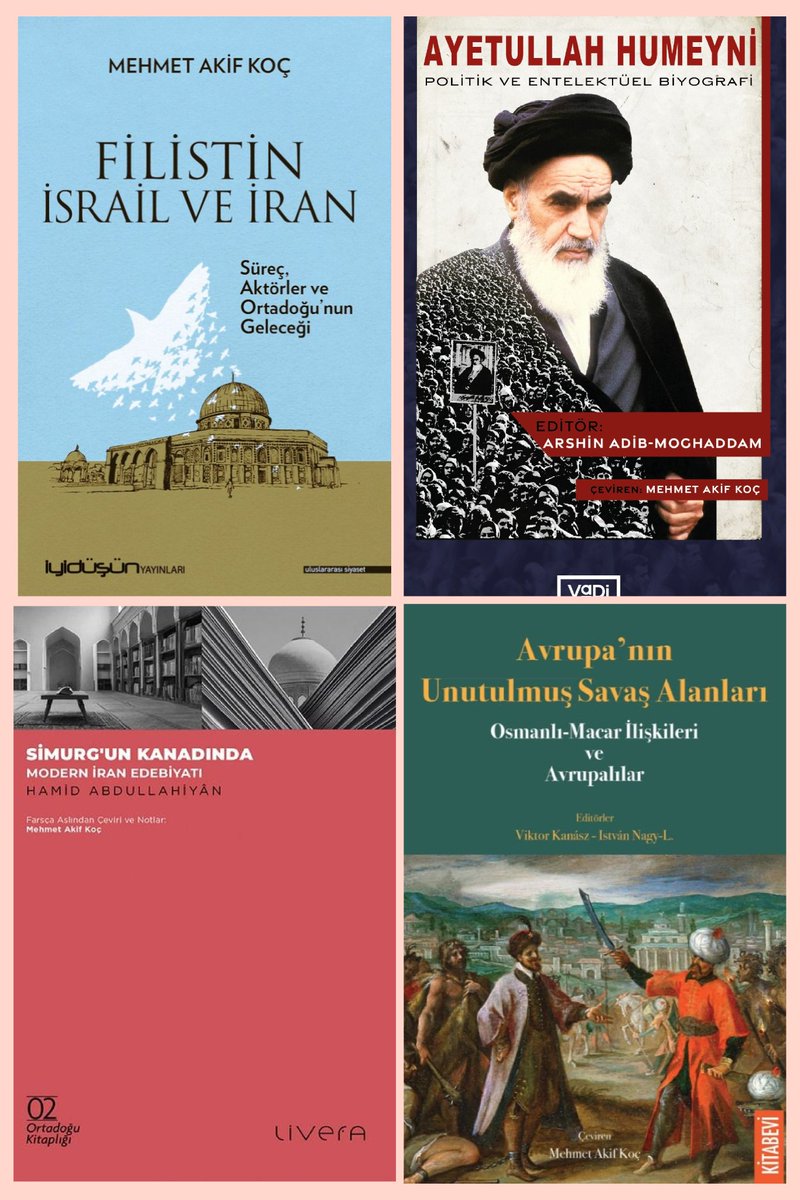 m_akifkoc's tweet photo. çok verimli bir yıl oldu 2024, şükür🙏

105 köşe yazısı ve analiz/rapor
1 telif kitap
3 çeviri kitap (iki İngilizce, bir Farsçadan)
1 kitap bölümü
2 hakemli dergi makalesi
24 bölüm Modern Ortadoğu semineri
17 kitaba editörlük, yayına hazırlama

bir ufak enstitü kadar çalışmışım😎 https://t.co/ZlrTmRzj2m