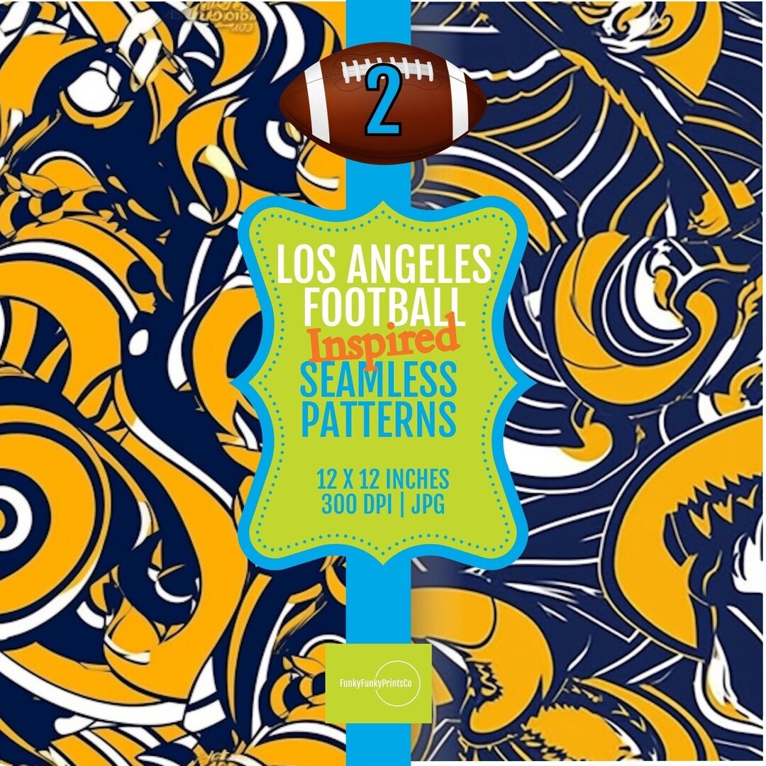 funkfunkyprints's tweet image. Unmissable! Check out this 12x12 Seamless Tiles - Los Angeles Football-Inspired Colors, Set of 2 | Printable Patterns | Digital Papers | 300 dpi JPG | Seamless Pattern only at $4.00. 
#DigitalPrints #PrintablePatterns #PrintableTiles #SeamlessDigital #30… instagr.am/p/DEP8NMmTaxz/