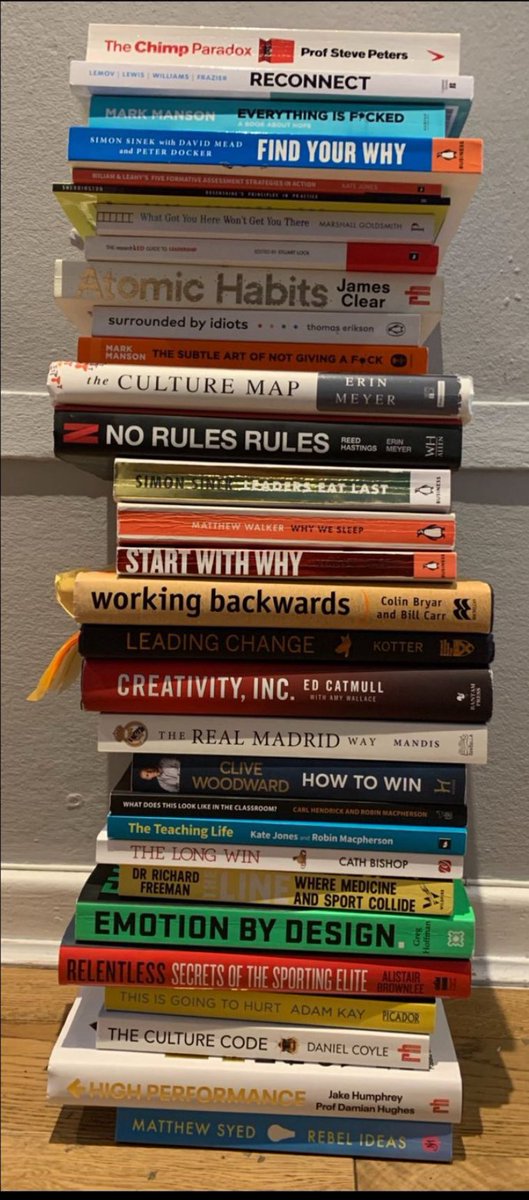 M_V_Samuels's tweet image. Another great year of reading! Feel free to ask questions or make recommendations…@thebookseller @PEgeek @peclassroom @MrCampbell_PE @Martin_Dighton @Marianne_D1 @afPE_PE @AdamMGrant @DanielPink @angeladuckw @DTWillingham @codyroyle @d_a_robson @DanielGolemanEI @brycehoffman