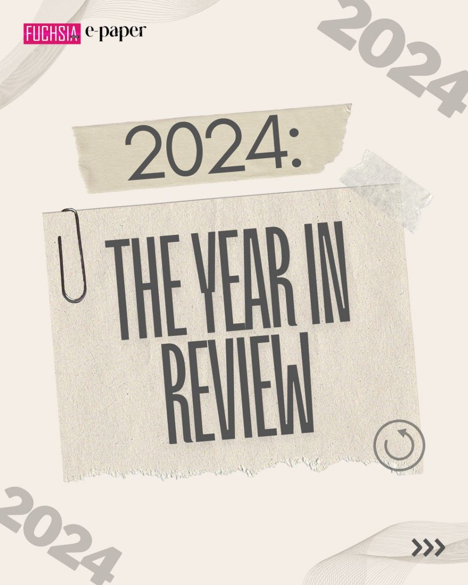 fuchsia_mag's tweet image. As the year winds down, taking a moment to reflect on everything that shaped 2024—big wins, quiet milestones, and the moments in between. Let’s look back before we step forward.
Click here: 
fuchsiamagazine.com/2024-the-year-…

#2024Rewind #YearInReview #glassworker #sheikhhasina #Bollywood