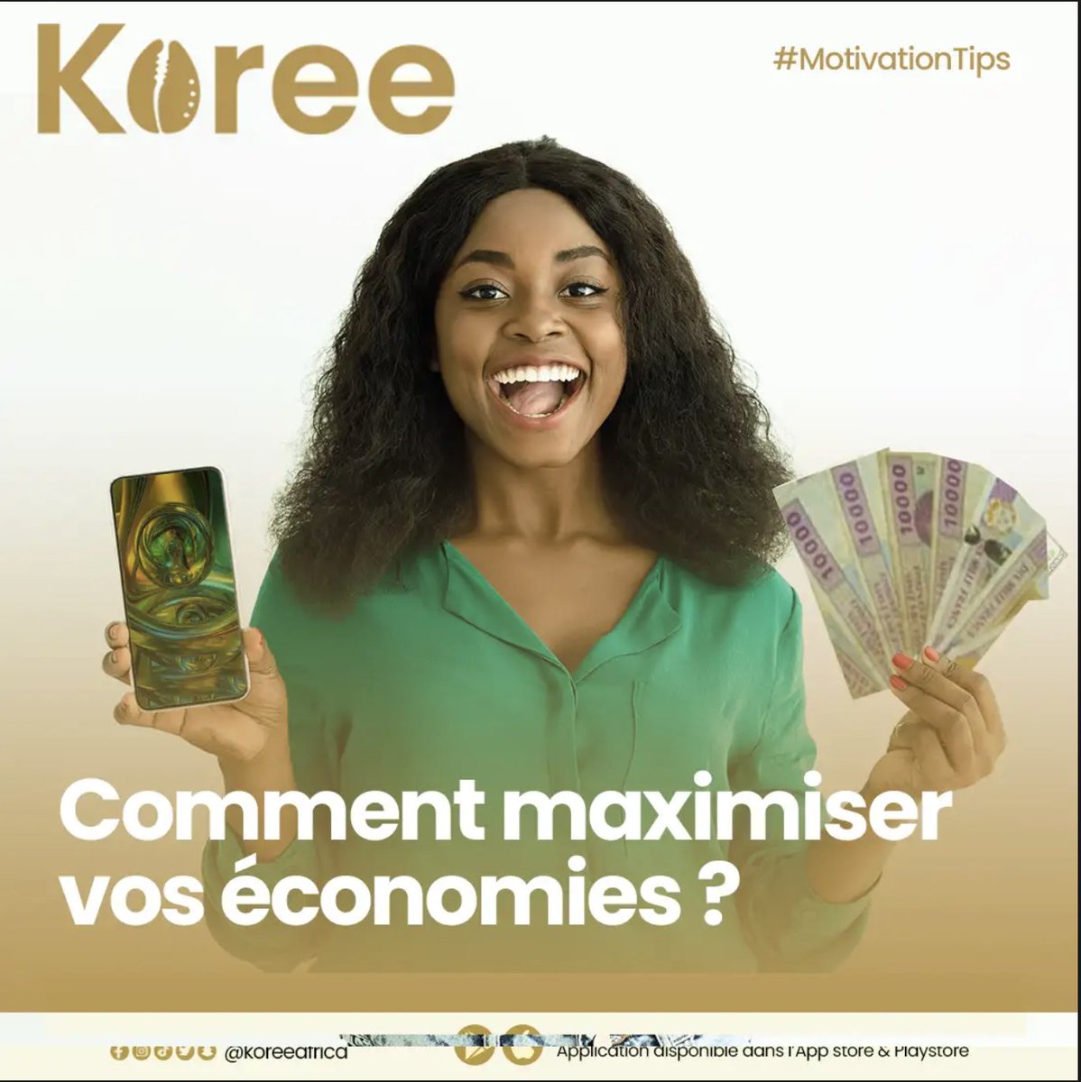 koreeafrica's tweet photo. 💸 Maximisez vos économies avec Koree ! 🤩

Gagnez à chaque achat :
📱 Crédits de comm
🛒 Scan de tickets
📺 Canal+
🎬 Billets de cinéma

Chaque dépense vous rapporte !

📲 Téléchargez 👉 https://t.co/12xjwg78ch

#Cashback #KoreeApp #Économies #Récompenses https://t.co/OXNW8PN76r