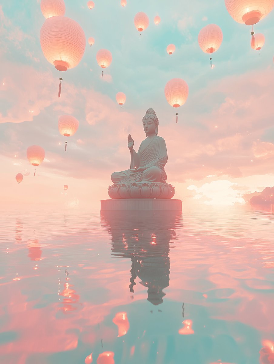 shic_ai's tweet photo. 🌅 PASTEL DAWN LANTERN BLOOM 🏮

Prompt: 

[SUBJECT] immersed in a pastel dawn celebration, capturing the gentle promise of a new day under a sky filled with drifting lanterns. Emphasize soft pink clouds and delicate sunrise glows with airy rose and shimmering pearl accents. https://t.co/oqEWPOZpCT