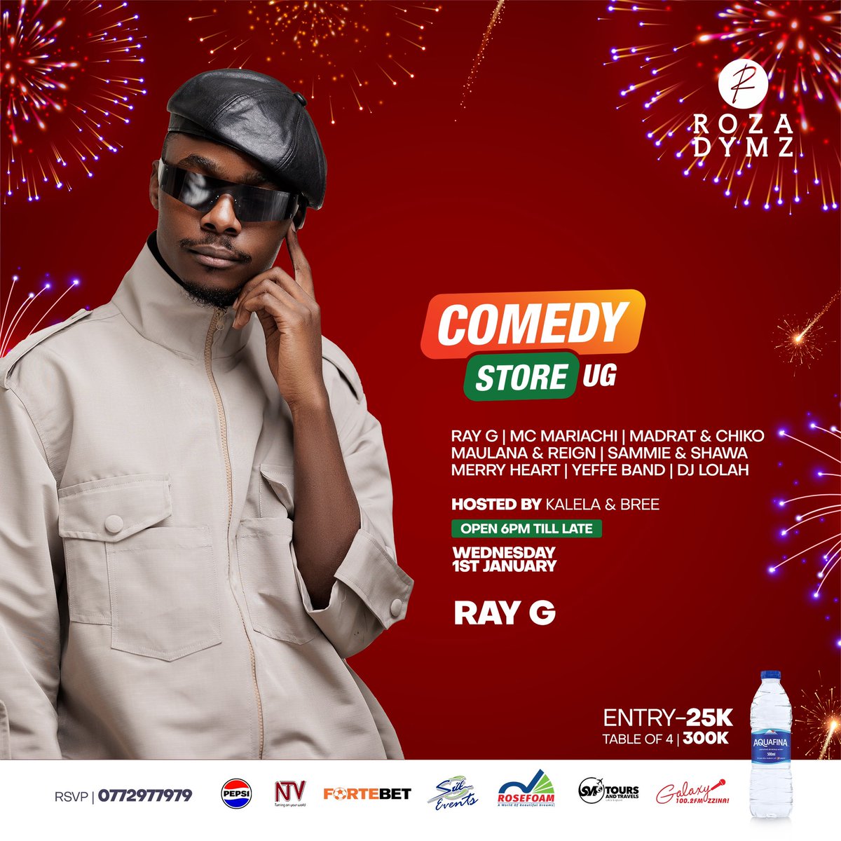 1st JAN 2025 at Comedy Store with <a href="/AlexMuhangi/">Alex Muhangi</a> 🎉
