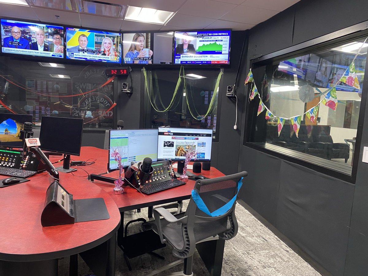 Such a nice welcome to work for my last day. I love my KTAR family!!!