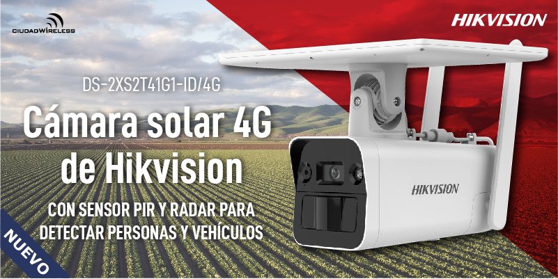 🌞📸 ¿Videovigilancia sin límites? Descubre cómo las cámaras inalámbricas con alimentación solar y conexión 4G de <a href="/HikvisionIberia/">Hikvision Iberia</a> llevan la seguridad a cualquier lugar, ¡sin necesidad de cables ni electricidad!

🔗buff.ly/4gABnoN

📲​ info@ciudadwireless.com

#Hikvision
