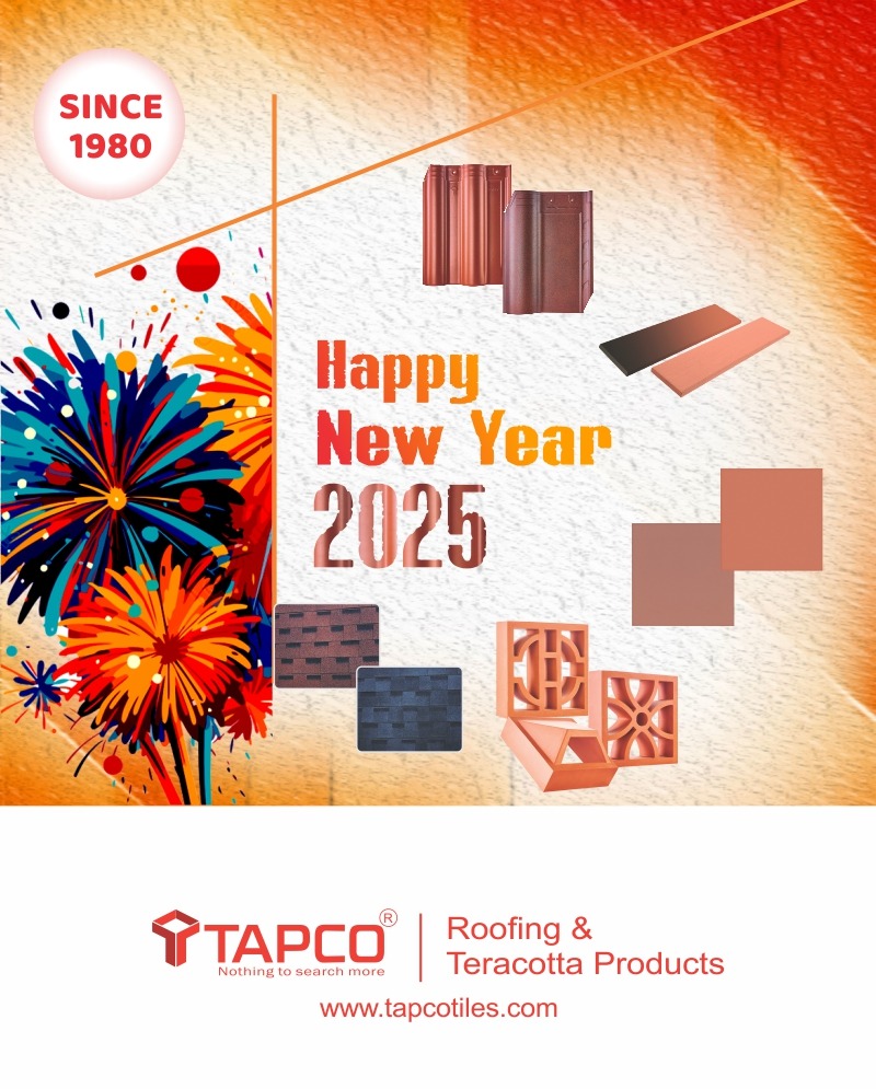 Wishing you a new year as bright as your dreams. Happy New Year
#newyear #HappyNewYear #tapcotileroofing #tapcotiles #roofing #premiumrooftilesinkerala
